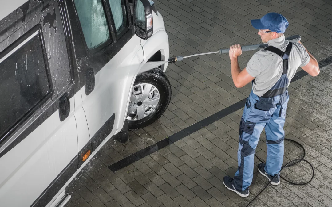 Washing RV Wheels