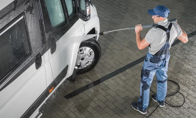 Washing RV Wheels