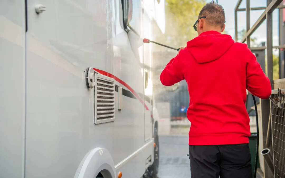 Washing the Sides of Your RV