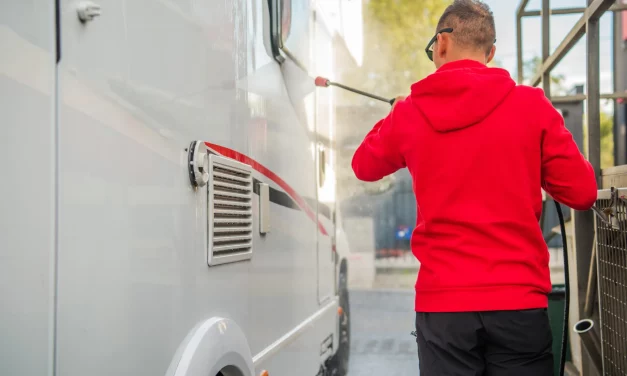 Washing the Sides of Your RV